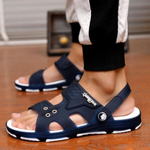 Sandalia De Cuero Masculina Ortopédica